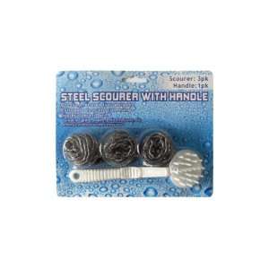  Steel Wool Scourers With Handle 