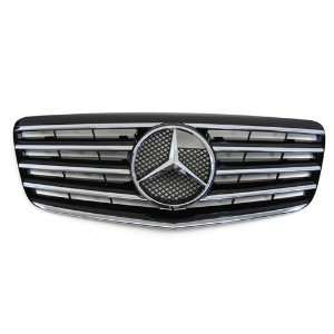 07 08 09 Mercedes Benz E55 W211 Black Front Grille CL Style with 5 
