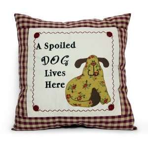  Decorative Throw Pillow Spoiled Dog 