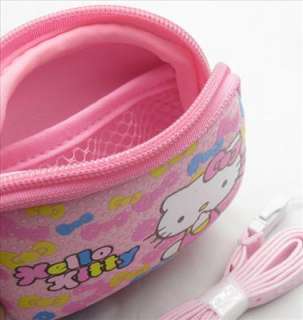 Pink Hello Kitty Digital Camera Bag Pouch Case & Strap  
