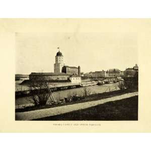 1908 Print Viborg Castle Vyborg Fortress Viborg Russia 