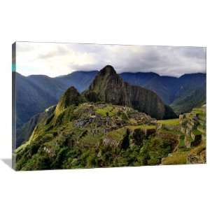  Macchu Picchu Sunset Panorama   Gallery Wrapped Canvas 