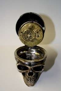   Fusee Silver Skull table watch by George Prior London c 1800.  