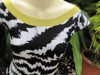 BEBE adiction DRESS black zebra cutout SLIM stretch 183137  