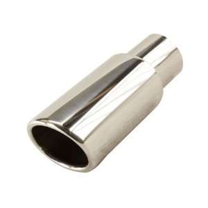 Shepherd Auto Parts 2 Weld On Stainless Steel Slanted Oval Exhaust 