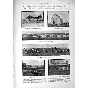   1900 CHURCH BARALONG TRIBE MAFEKING ELEANORA THEATRE