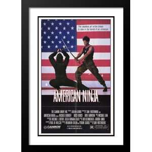 American Ninja 32x45 Framed and Double Matted Movie Poster   Style A 