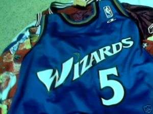 Washington Wizards Juwan Howard jersey adult MEDIUM  