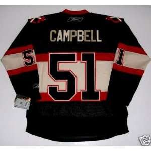  BRIAN CAMPBELL CHICAGO BLACKHAWKS 3rd JERSEY REAL RBK 