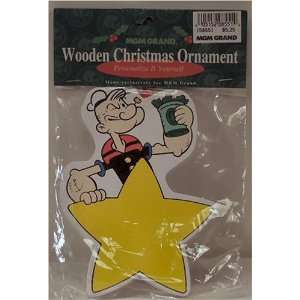  Popeye Wooden Ornament