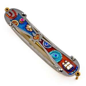  Glittering Torah and Circles Mezuzah from the Artazia 