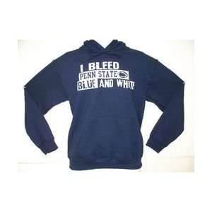   State Hooded Sweatshirt Navy I Bleed Blue And White