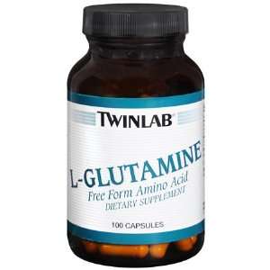  TwinLab Amino Acid Supplement L Glutamine 500 mg 100 