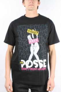  Rogue Status/DTA   Posse Chick Mens T Shirt in Black 