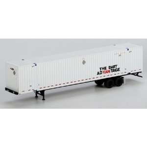   HO RTR 53 Chassis w/Container, Dart/Seacastle #2 Toys & Games
