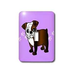  Janna Salak Designs Dogs   Cute Bulldog Dark Brindle and 