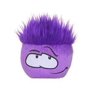   Series 4 Plush Puffle Purple Includes Coin with Code Toys & Games