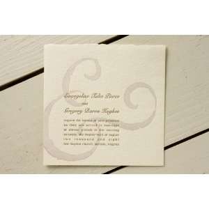  Ampersand Wedding Invitations by Oblation Health 