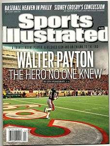 10/3/2011 Walter Payton Sports Illustrated SI NO MAILING LABEL   FREE 