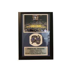  Orlando Magic Amway Arena 12x18 Patch Frame   Sports 