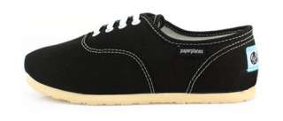 New WOMANS Soave Canvas Paperplanes Shoes Black  