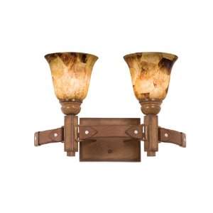 Kalco 4642ES Escalante Rodeo Drive Rustic / Country 2 Light 42 Wide 