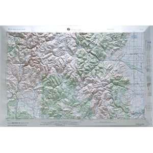 American Educational NJ137 FB Durango Colorado Map with Black Plastic 