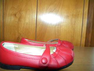 Avon Girls Red Cushion Walk Mary Jane Shoes 094000583656  