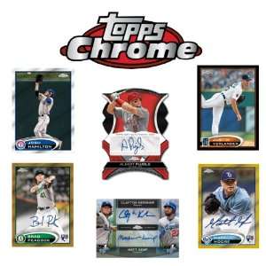 MLB 2012 Topps Chrome Baseball Retail (16 Packs)  Sports 