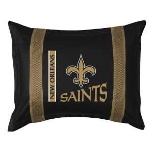  NFL New Orleans Saints Sidelines Pillow Sham Sports 