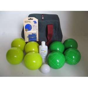  Basic EPCO Bocce package   107mm Yellow and Green balls 