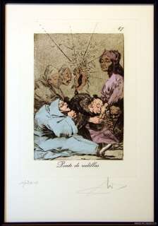 Salvador Dali Caprices De Goya Complete 80 piece Art Suite $504,000 