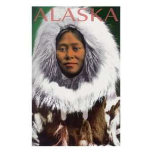  Eskimo Woman   Alaska, c.2009 Premium Giclee Poster Print 