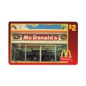  Collectible Phone Card $2. McDonalds 1996 McDonalds Restaurant 