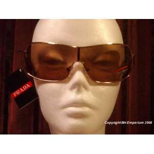  Prada Flagship Tortoise Sunglasses w/ Amber Quartz Lenses 