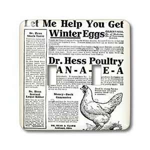 Cassie Peters Vintage   1913 Vintage Poultry Remeday Ad   Light Switch 