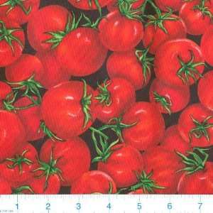  45 Wide Vine Ripe Tomatoes Red Fabric By The Yard Arts 