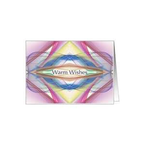 Warm Wishes Abstract Thinking of you Brother Card