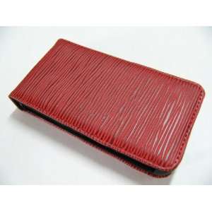  6310N547 Flip Book Leather Case red for Apple iphone 