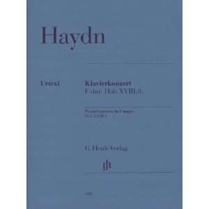  Haydn   Concerto in F Major, Hob. XVIII No. 3, Henle ed 