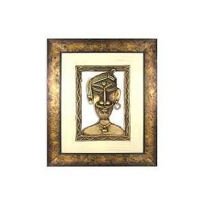  Brass wall art, Venerable Elder