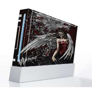 Gothic Angel Decorative Protector Skin Decal Sticker for Nintendo Wii 