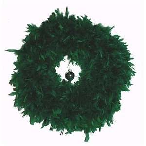  Angelic Dreamz Own Green Feather Holiday Wreath