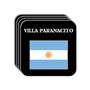 Argentina   VILLA PARANACITO Set of 4 Mini Mousepad Coasters