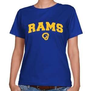  NCAA Angelo State Rams Ladies Royal Blue Logo Arch Classic 