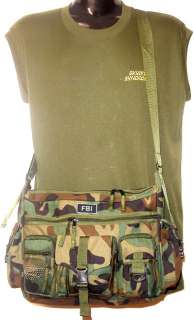 FBI Messenger Shoulder Bag F.B.I. Gear w/Patch NEW 05C  