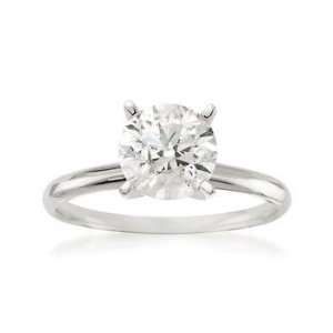  1.50 Carat Diamond Solitaire RSVP Engagement Ring In 14kt 