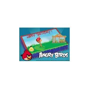   New Licensed 4 Pc Angry Birds Cake Topper Decoration Set Toys & Games
