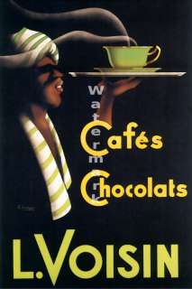 Vintage Cafe Ad/Poster   L Voisin 24x36  