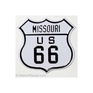 Route 66 Missouri Die Cut Magnet